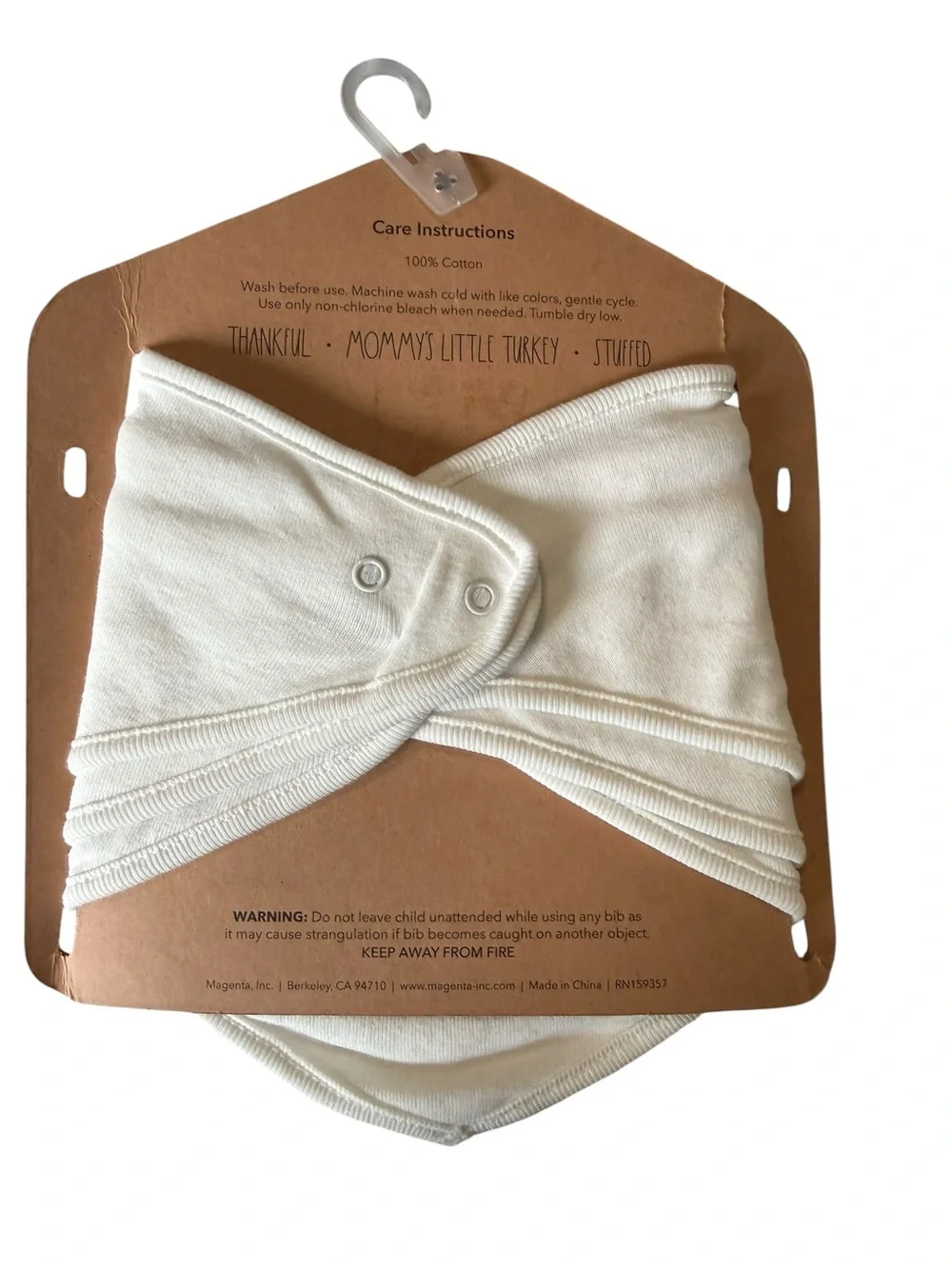 Rae Dunn Baby Thanksgiving Bandana Bibs Set of 3 NWT